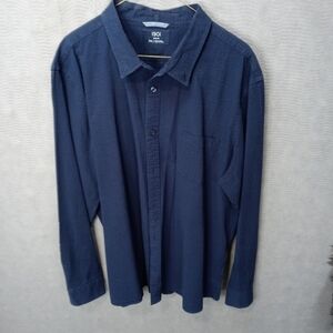 1901 men's trim fit long sleeve button front cotto